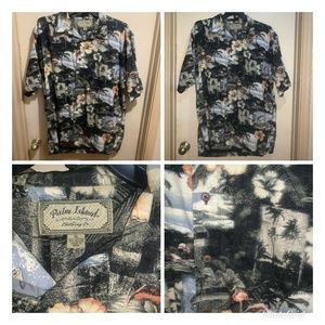 Palm Island Hawaiian Palm Trees TURTLES SZ XL